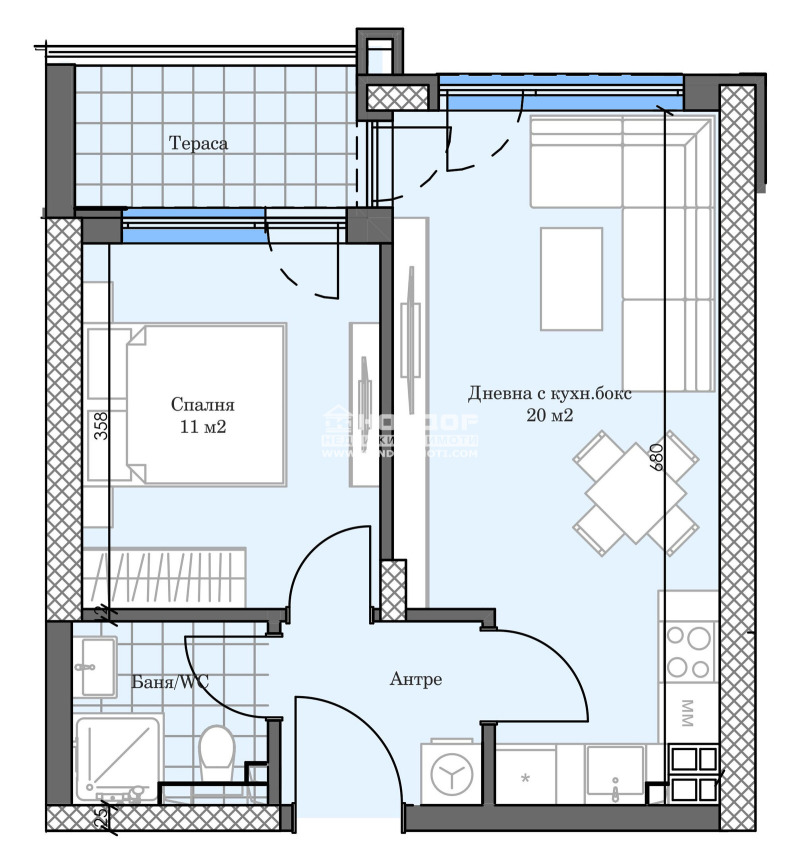 Продава 2-СТАЕН, гр. Пловдив, Кършияка, снимка 2 - Aпартаменти - 49539341