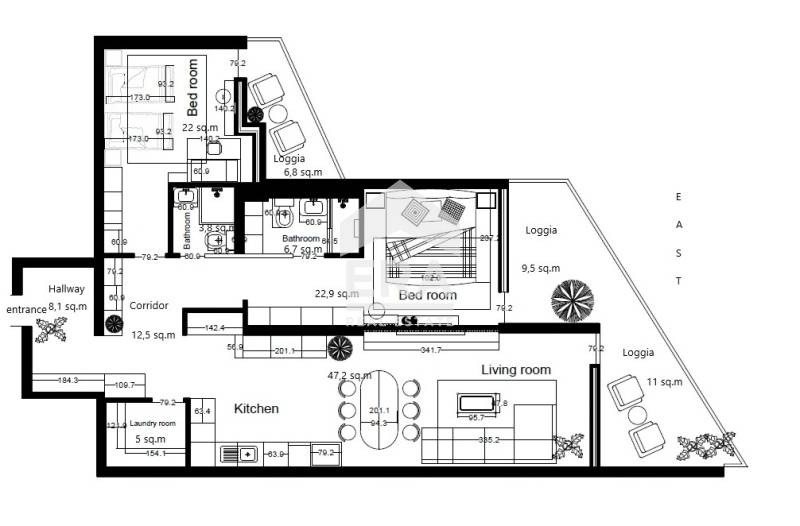 Продава 3-СТАЕН, гр. Варна, к.к. Чайка, снимка 14 - Aпартаменти - 48679586