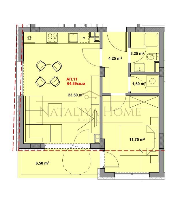 Продава 2-СТАЕН, гр. Бургас, Сарафово, снимка 2 - Апартаменти - 53234959