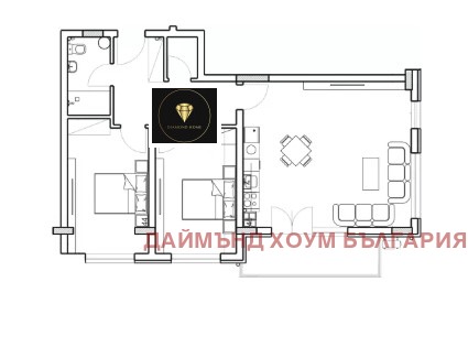 Продава 3-СТАЕН, гр. Пловдив, Младежки Хълм, снимка 2 - Aпартаменти - 49462193