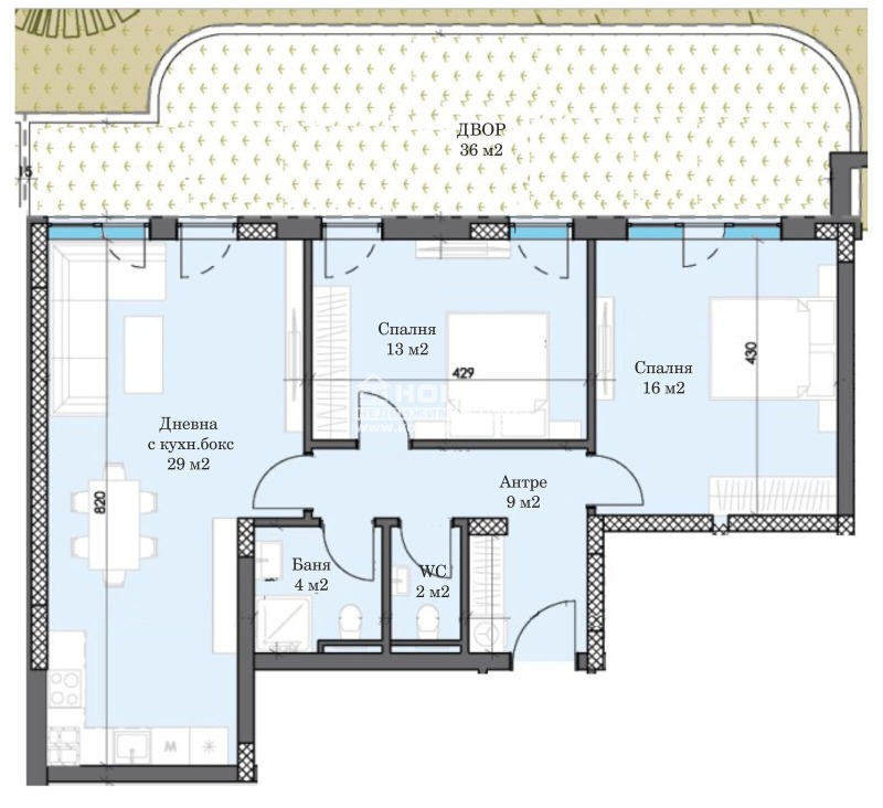 Na prodej  2 ložnice Plovdiv , Trakija , 139 m2 | 63152566 - obraz [5]