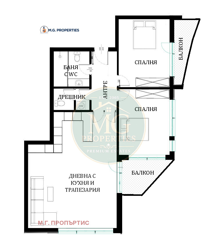 Продава 3-СТАЕН, гр. Варна, Бриз, снимка 11 - Апартаменти - 54345980