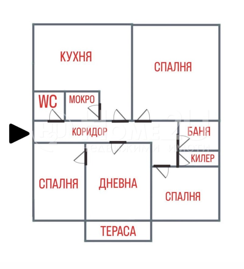 Продава 4-СТАЕН, гр. София, Сухата река, снимка 16 - Апартаменти - 52606383