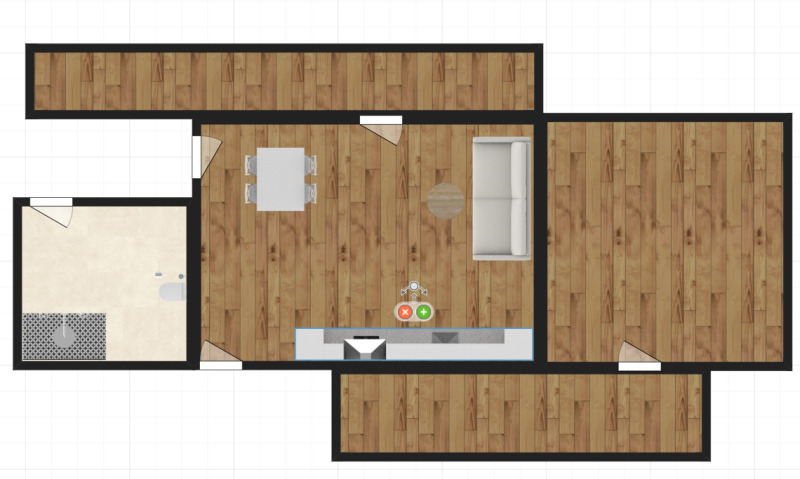 In vendita  1 camera da letto Plovdiv , Iugen , 57 mq | 58202112
