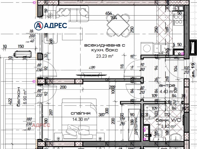 Продава 2-СТАЕН, гр. Варна, Младост 1