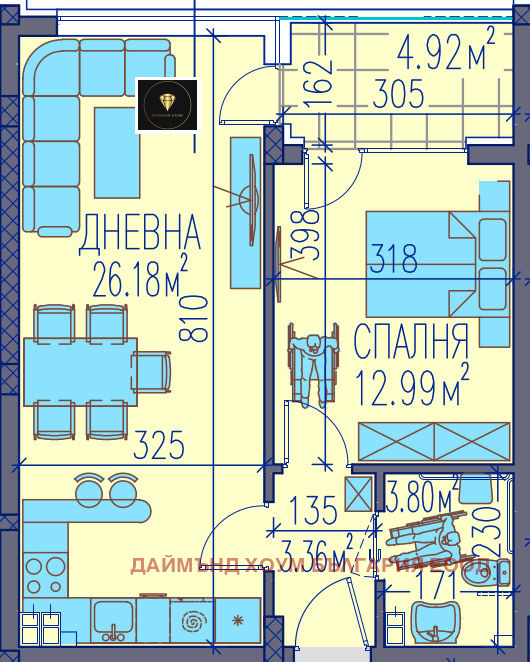 Продава 2-СТАЕН, гр. Пловдив, Тракия, снимка 2 - Aпартаменти - 48233305