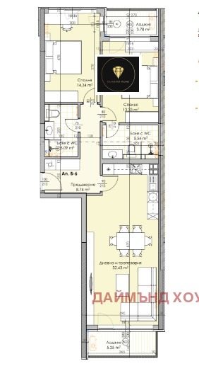 Продаја  2 спаваће собе Пловдив , Каршијака , 123 м2 | 56811450 - слика [2]