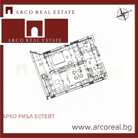 Продава 2-стаен град София Малинова долина - [1] 