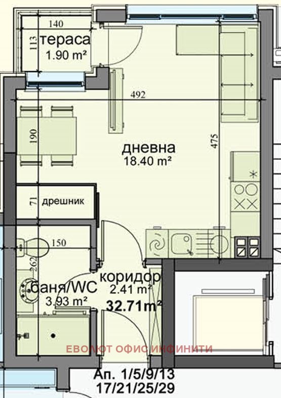 Продава 1-СТАЕН, гр. Варна, Победа, снимка 2 - Aпартаменти - 47504871