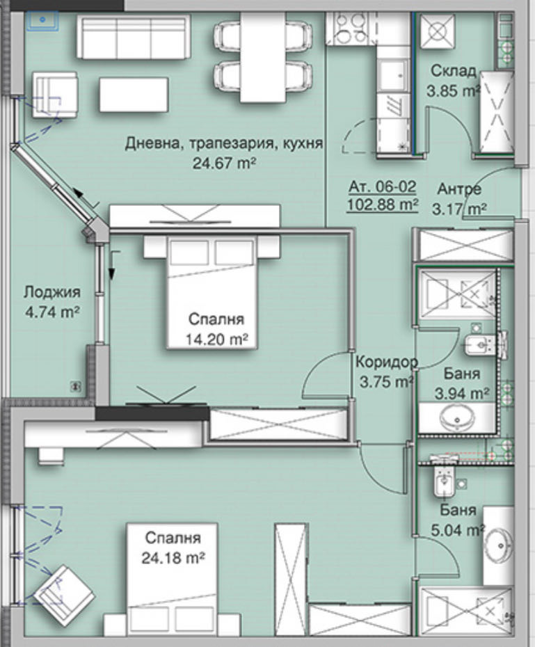 De vânzare  2 dormitoare Sofia , Crâstova vada , 126 mp | 93214815 - imagine [10]