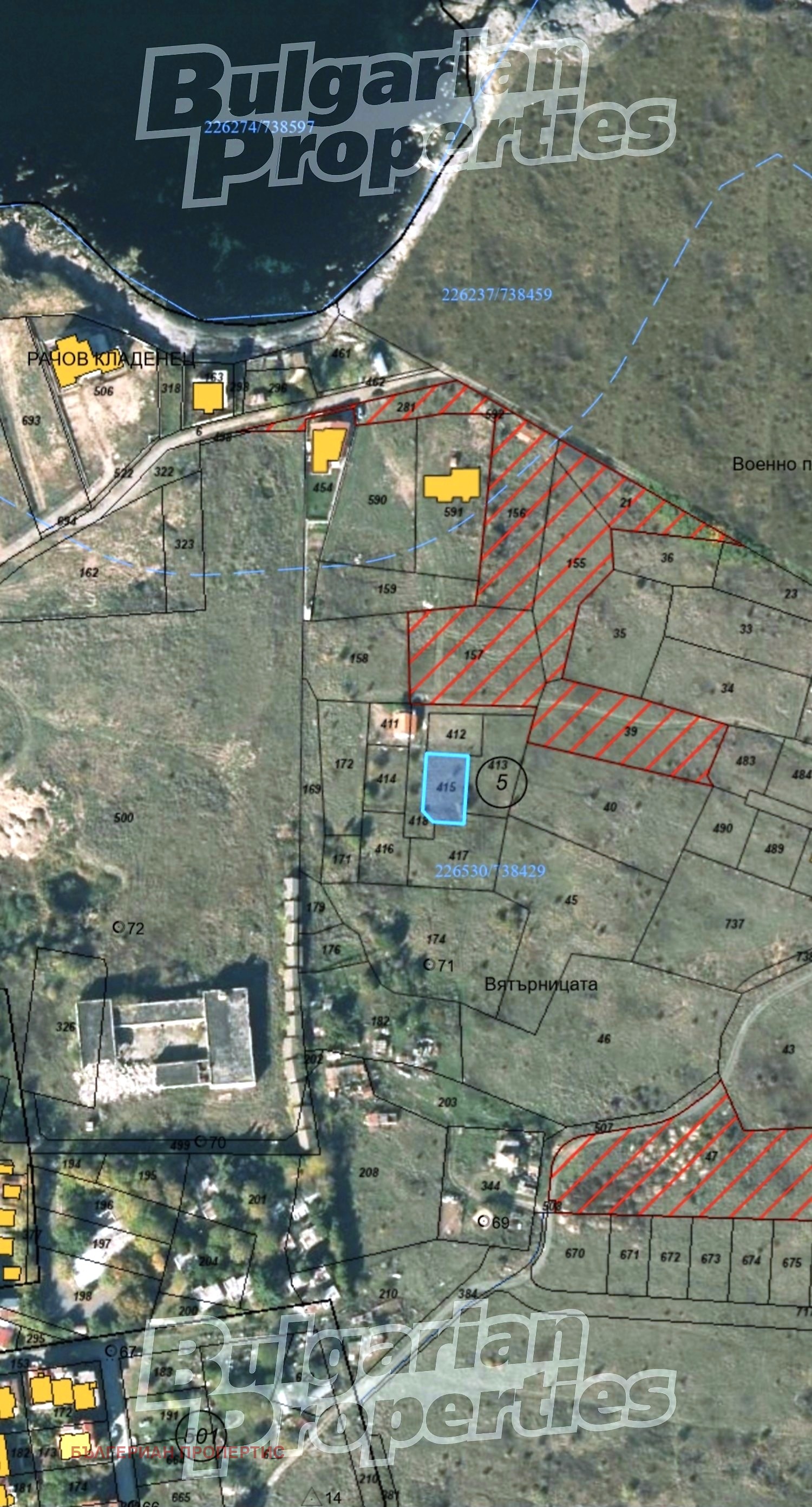 Продава ПАРЦЕЛ, гр. Черноморец, област Бургас, снимка 2 - Парцели - 54868677
