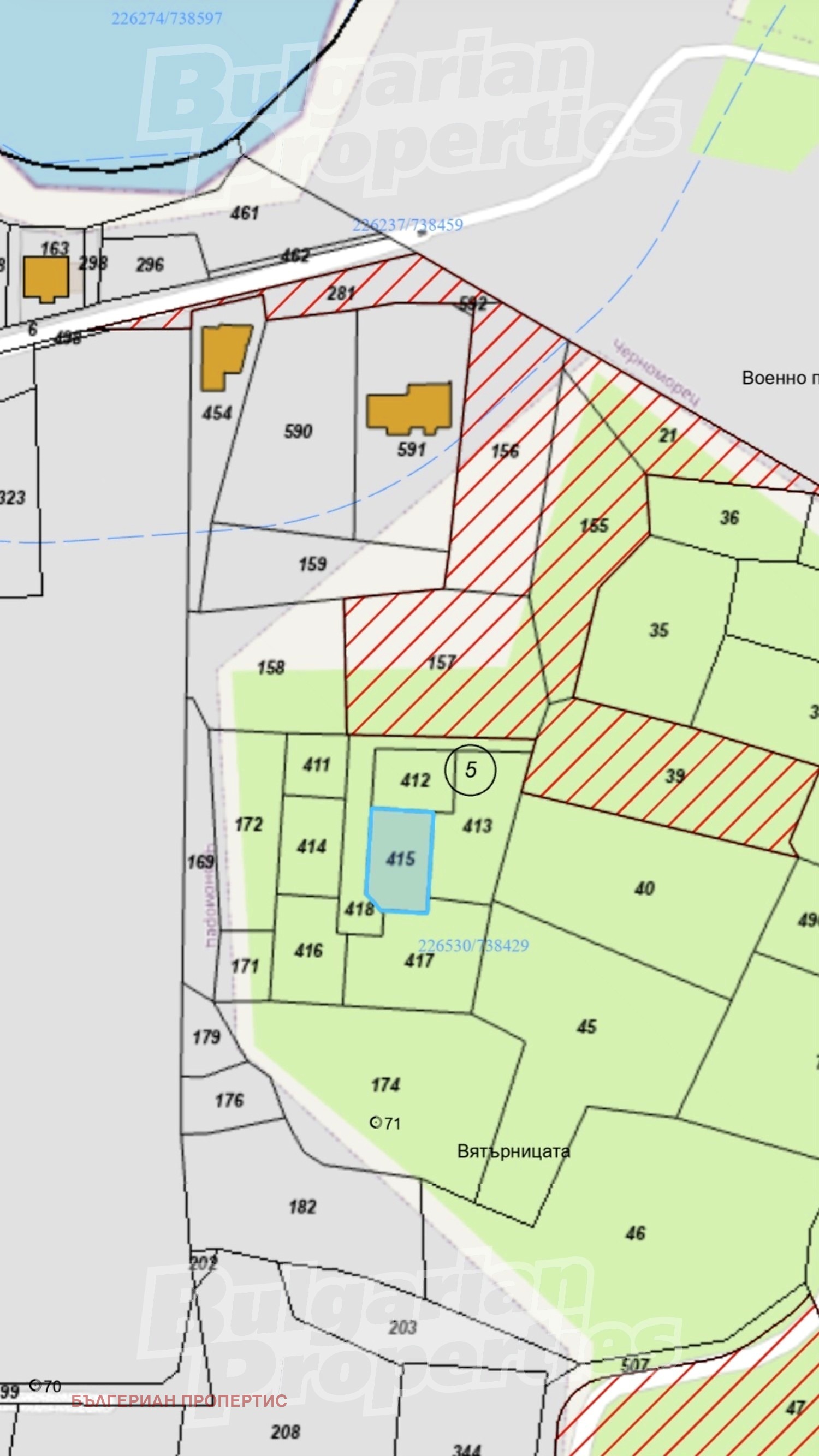Продава ПАРЦЕЛ, гр. Черноморец, област Бургас, снимка 6 - Парцели - 54868677