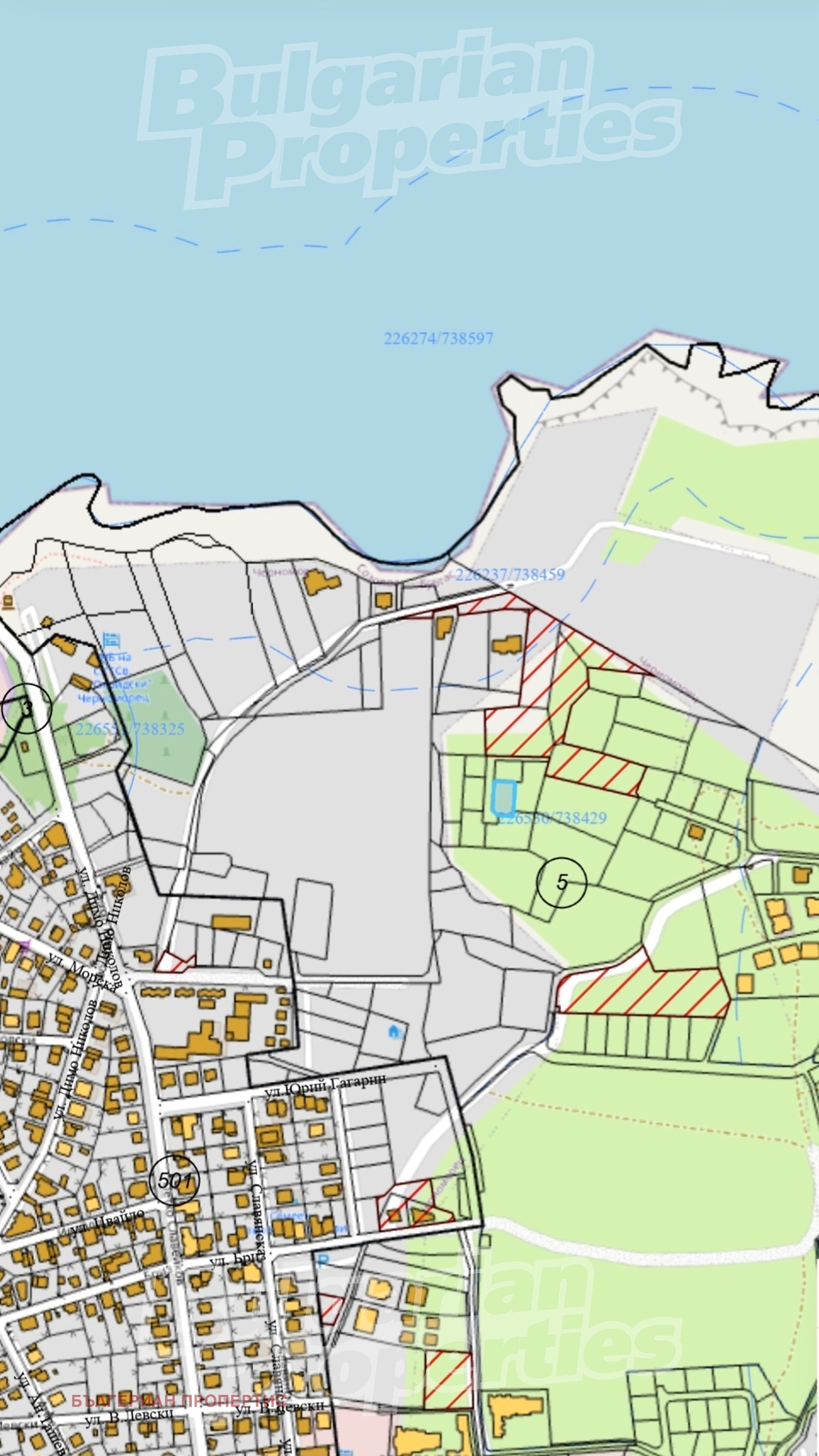 Продава ПАРЦЕЛ, гр. Черноморец, област Бургас, снимка 5 - Парцели - 54868677