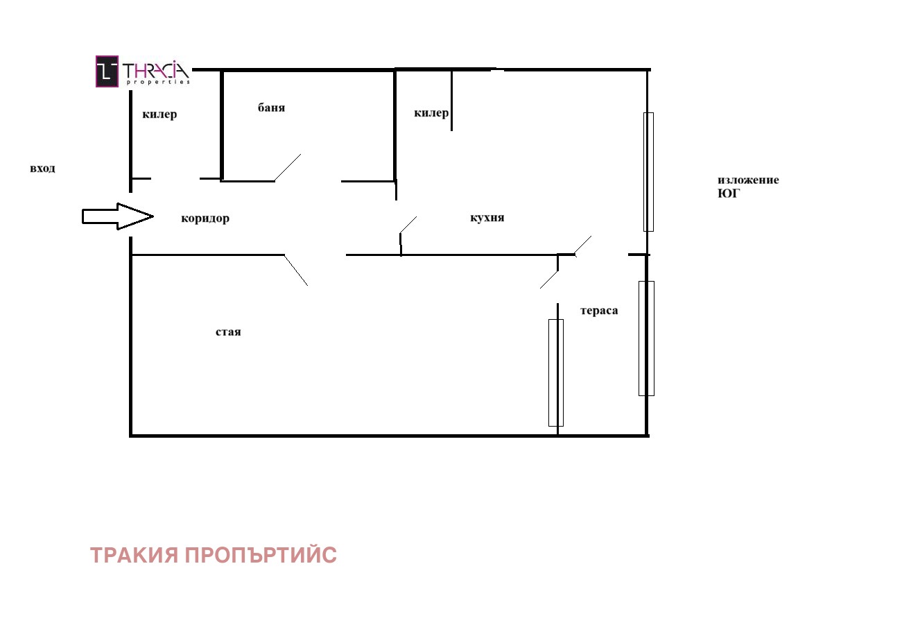 Продава 1-СТАЕН, гр. София, Люлин 1, снимка 2 - Апартаменти - 54735559