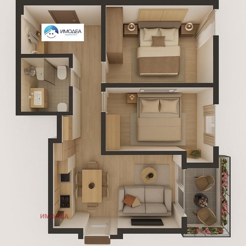 Na prodej  2 ložnice Veliko Tarnovo , Zona B , 89 m2 | 48954256 - obraz [2]