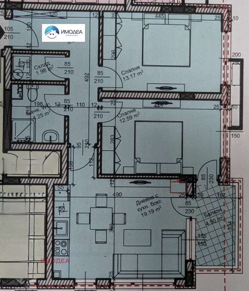 Na prodej  2 ložnice Veliko Tarnovo , Zona B , 89 m2 | 48954256 - obraz [3]