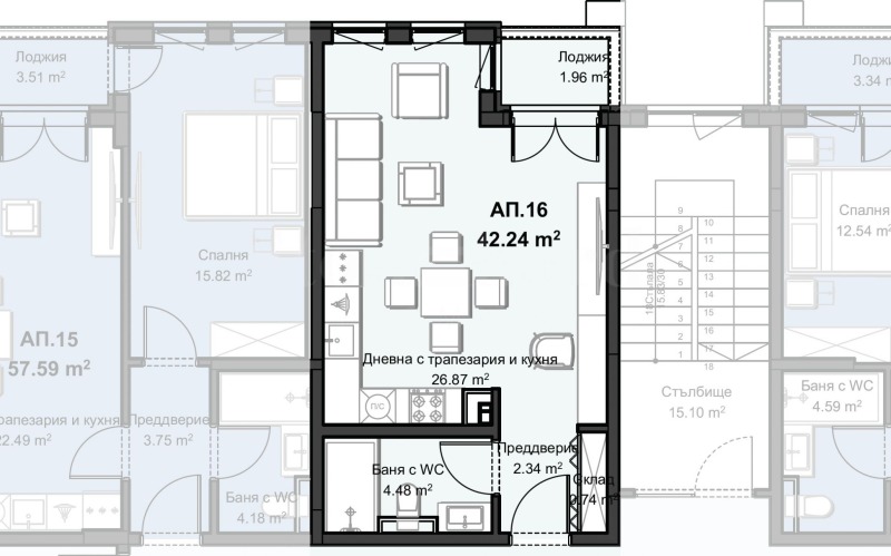 Продава 1-СТАЕН, гр. Пловдив, Христо Смирненски, снимка 7 - Апартаменти - 53107603