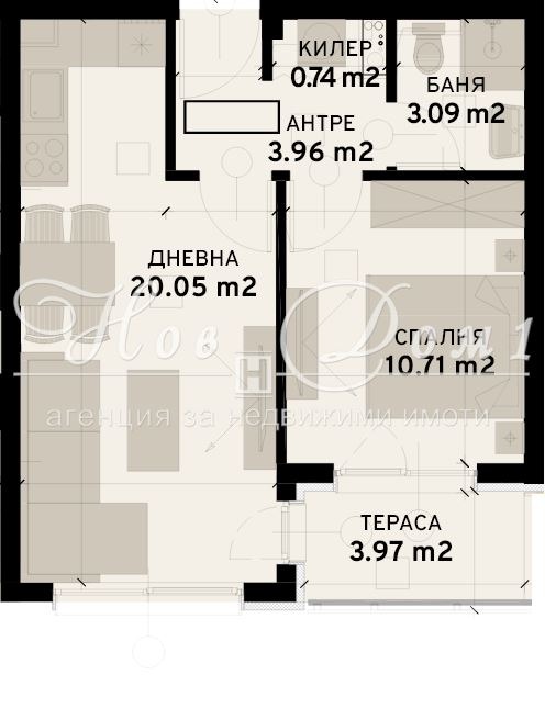 Продава  2-стаен град София , Овча купел 2 , 55 кв.м | 45636323 - изображение [9]