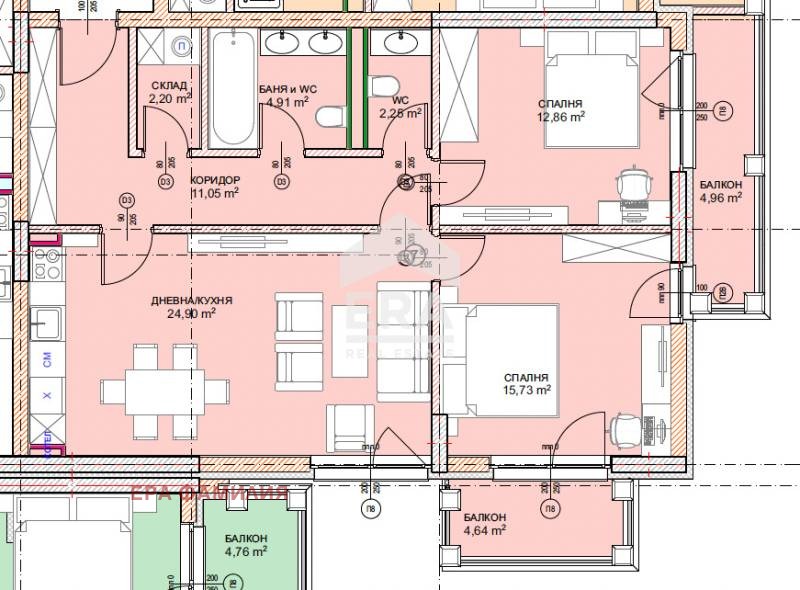 Продава 3-СТАЕН, гр. София, Малинова долина, снимка 1 - Aпартаменти - 47253351