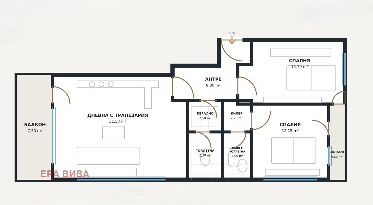 Продава 3-СТАЕН, гр. Варна, Бриз, снимка 17 - Апартаменти - 55903206