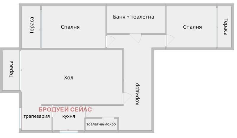 Na prodej  2 ložnice Sofia , Ljulin 4 , 97 m2 | 10415368 - obraz [2]