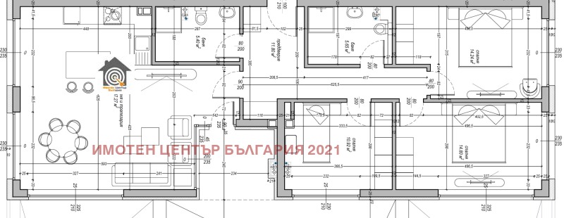 Myytävänä  3 makuuhuonetta Sofia , Malinova dolina , 250 neliömetriä | 92931982 - kuva [2]