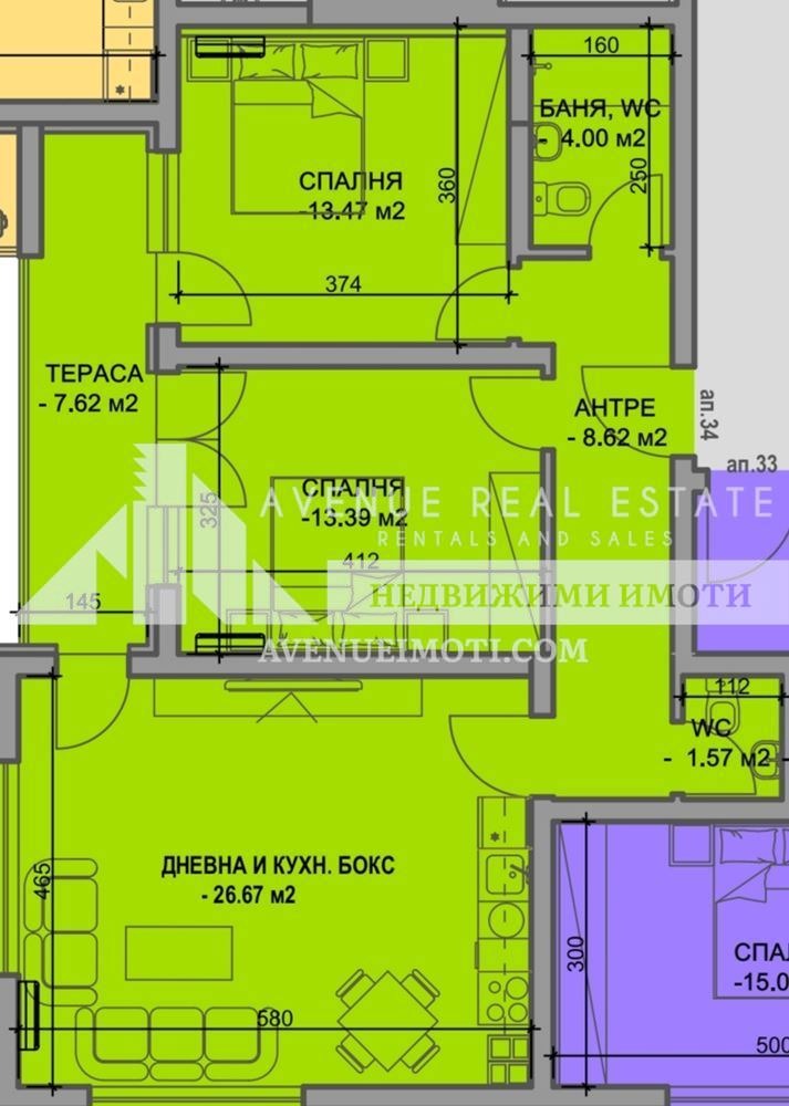 Zu verkaufen  2 Schlafzimmer Plowdiw , Juschen , 109 qm | 43855561 - Bild [2]