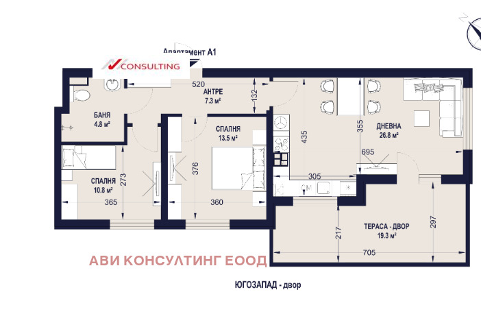 Продава 3-СТАЕН, гр. София, Овча купел 2, снимка 5 - Апартаменти - 52355996