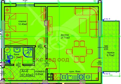 Na sprzedaż  1 sypialnia region Płowdiw , Asenowgrad , 79 mkw | 78101745