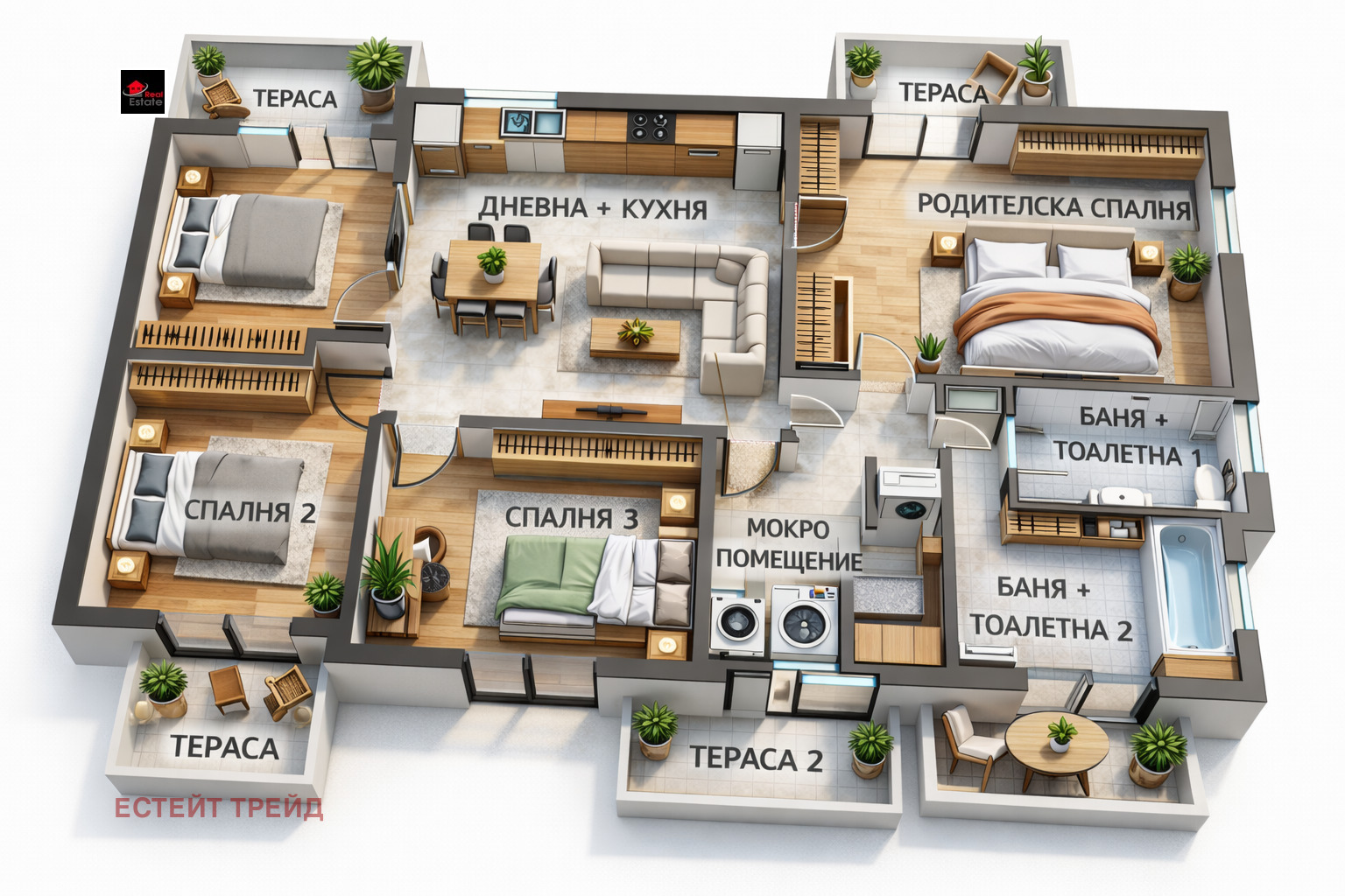 Продава 4-СТАЕН, гр. София, Витоша, снимка 9 - Апартаменти - 53842651