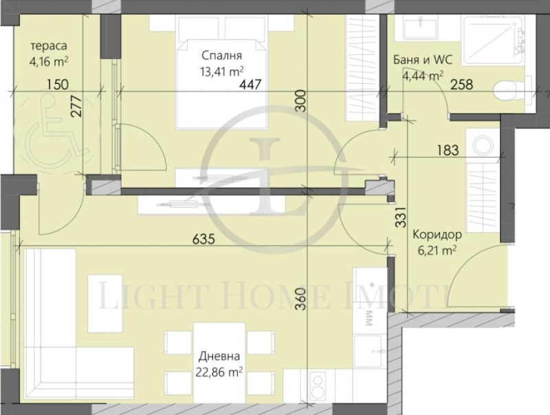 De vânzare  1 dormitor Plovdiv , Cârșiiaca , 74 mp | 79827890