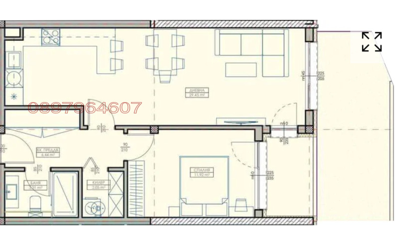 Продава 2-СТАЕН, гр. Варна, Възраждане 1, снимка 2 - Апартаменти - 52624501