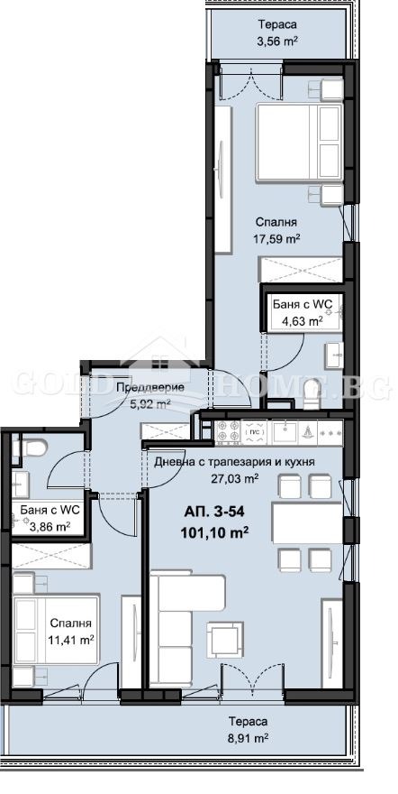 Продава 3-СТАЕН, гр. Пловдив, Христо Смирненски, снимка 6 - Апартаменти - 52464955