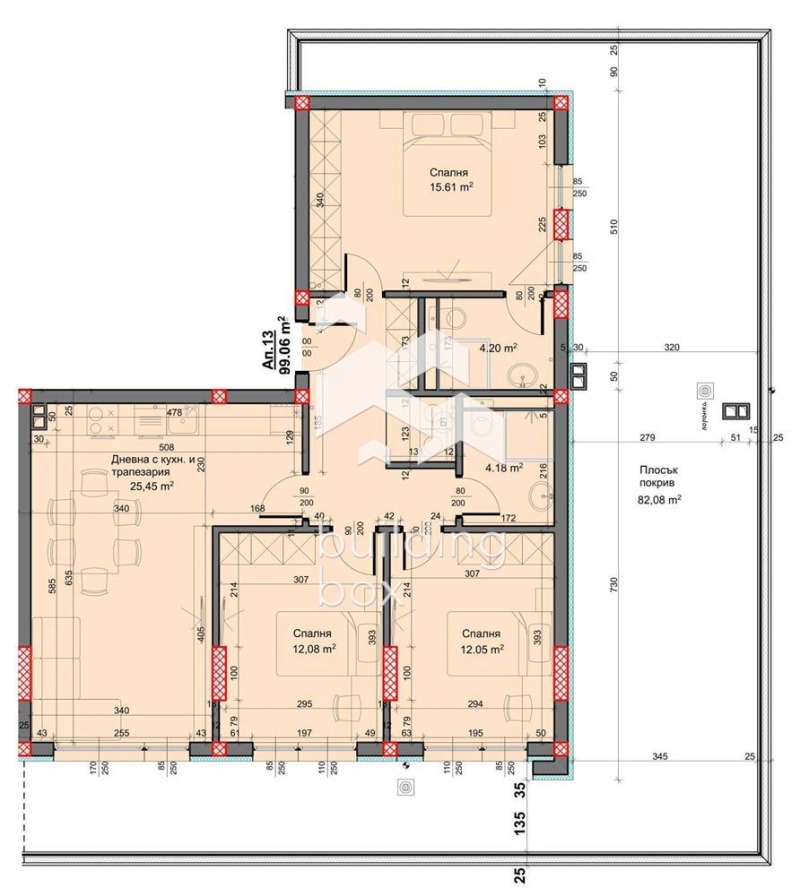 Продава 4-СТАЕН, гр. Варна, м-т Пчелина, снимка 4 - Aпартаменти - 48015031