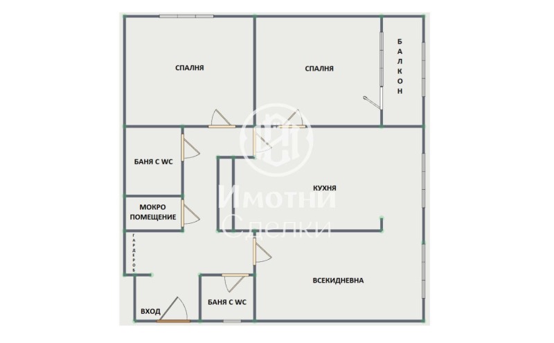 Продава 4-СТАЕН, гр. София, Света Троица, снимка 9 - Апартаменти - 53007618