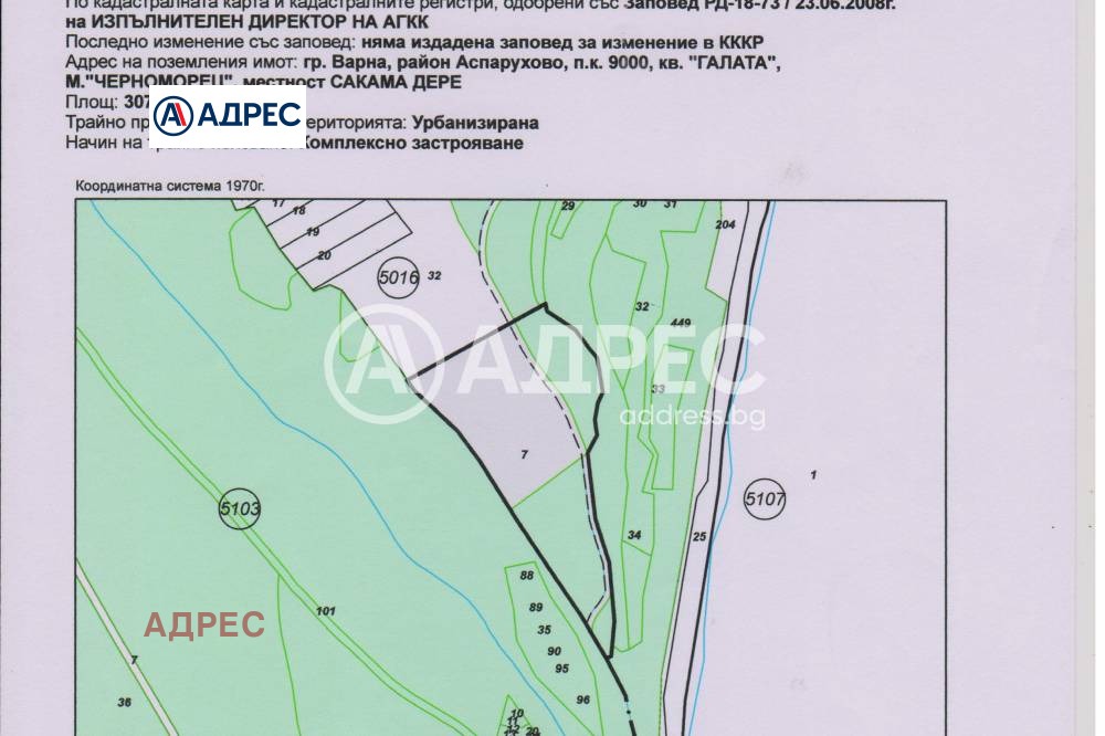 Продава ПАРЦЕЛ, гр. Варна, Галата, снимка 2 - Парцели - 55610021
