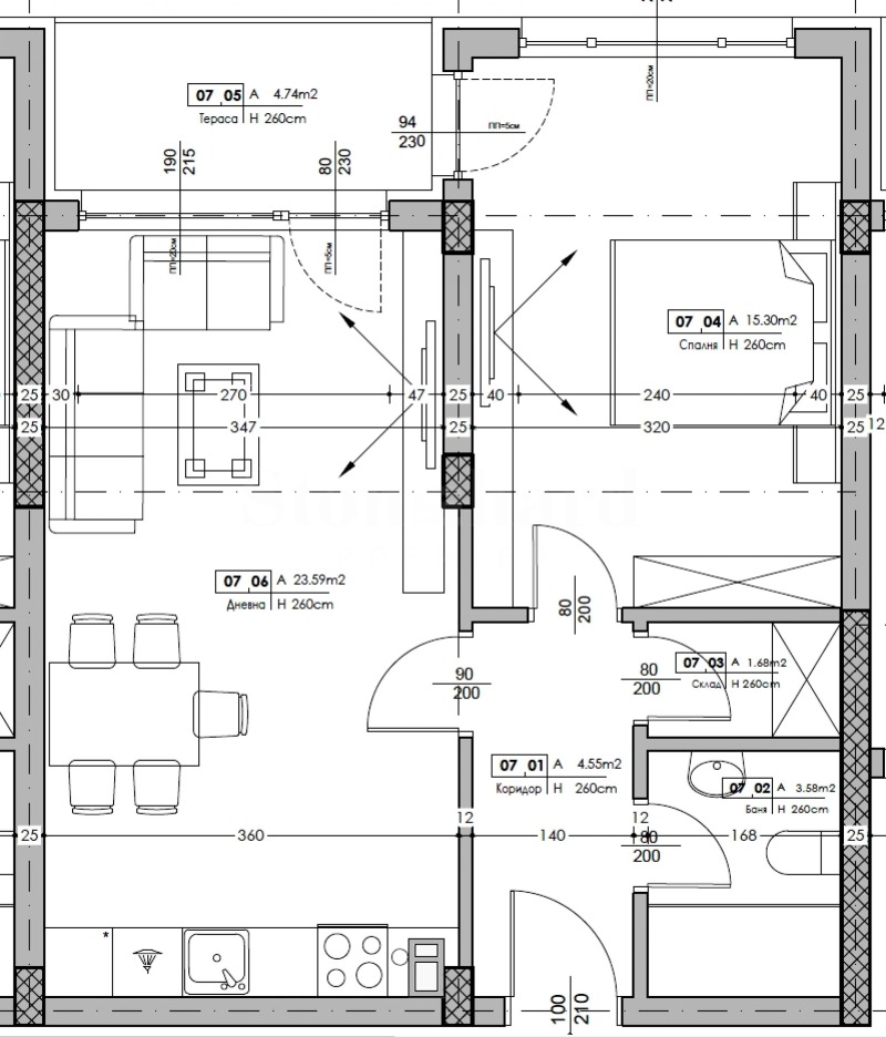 Zu verkaufen  1 Schlafzimmer Plowdiw , Karschijaka , 71 qm | 87666000 - Bild [6]