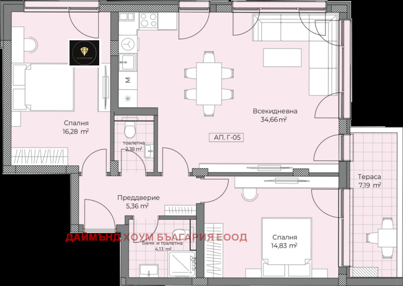 Продава 3-СТАЕН, гр. Пловдив, Остромила, снимка 2 - Aпартаменти - 48363194