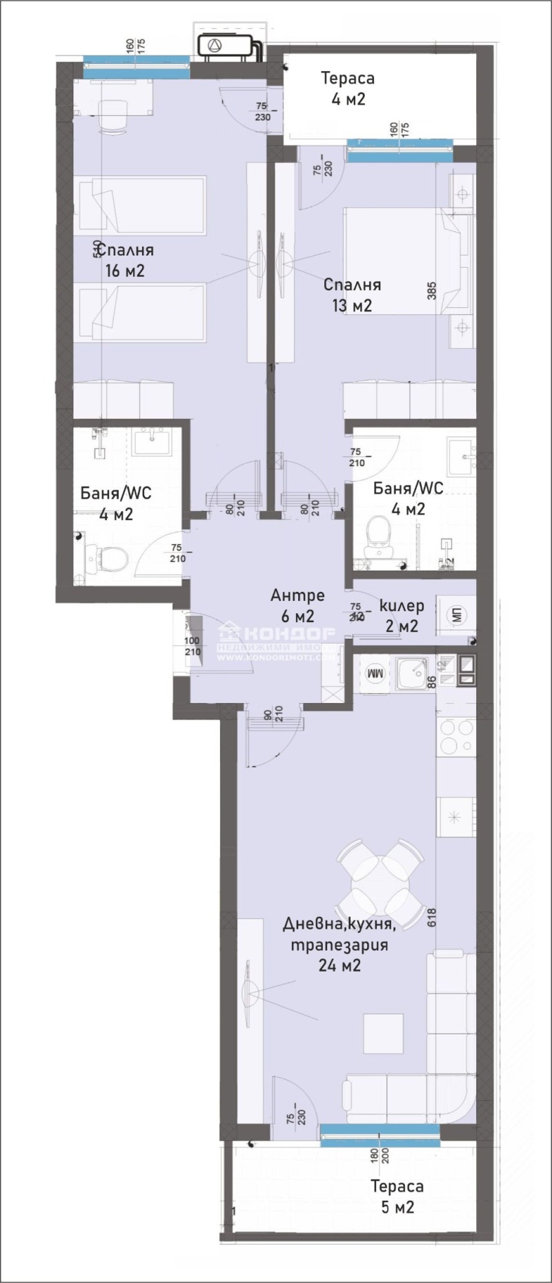 Zu verkaufen  2 Schlafzimmer Plowdiw , Karschijaka , 107 qm | 52042736 - Bild [2]