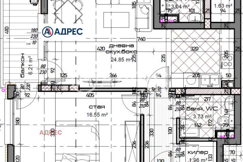 Na prodej  1 ložnice Varna , Mladost 1 , 82 m2 | 93215549 - obraz [3]