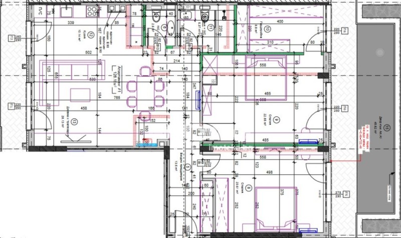 Продава 3-СТАЕН, гр. София, Драгалевци, снимка 3 - Aпартаменти - 47602720