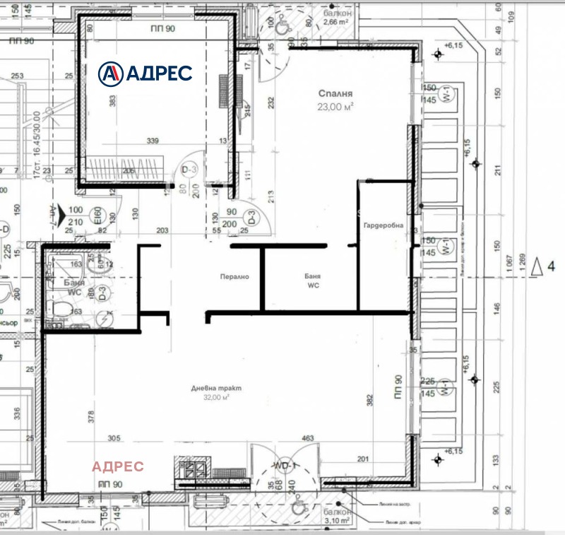 На продаж  2 спальні Варна , Център , 122 кв.м | 62606206