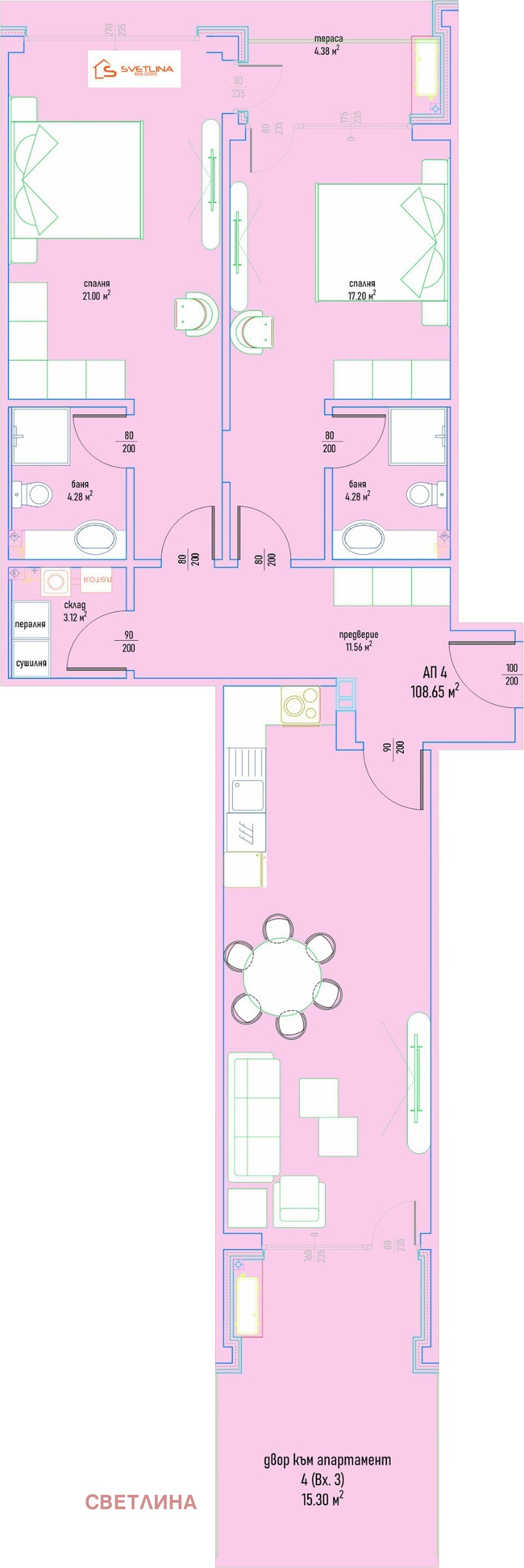 Продава 3-СТАЕН, гр. София, Малинова долина