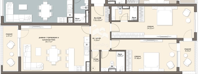 Продава 3-СТАЕН, гр. София, Люлин 5, снимка 2 - Апартаменти - 52454196