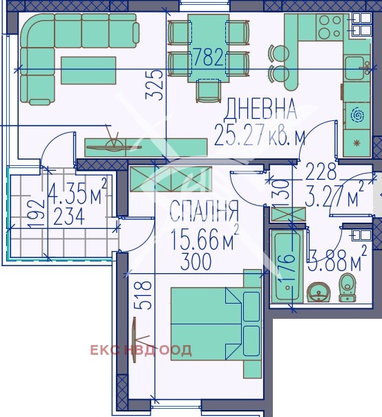 Продается  1 спальня Пловдив , Изгрев , 75 кв.м | 87649677