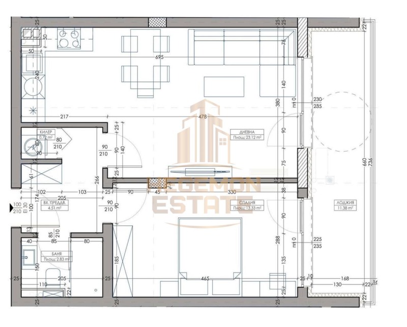 Продава 2-СТАЕН, гр. Варна, Владислав Варненчик 1, снимка 3 - Апартаменти - 53162031