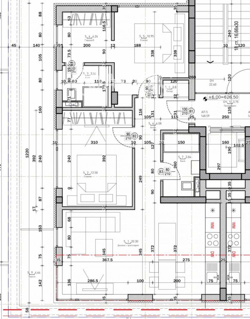 In vendita  2 camere da letto Sofia , m-t Kambanite , 98 mq | 73896898 - Immagine [2]