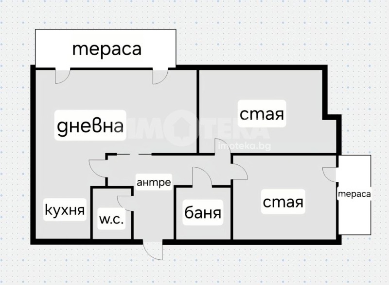 Продава 3-СТАЕН, гр. София, Редута, снимка 4 - Апартаменти - 53093932