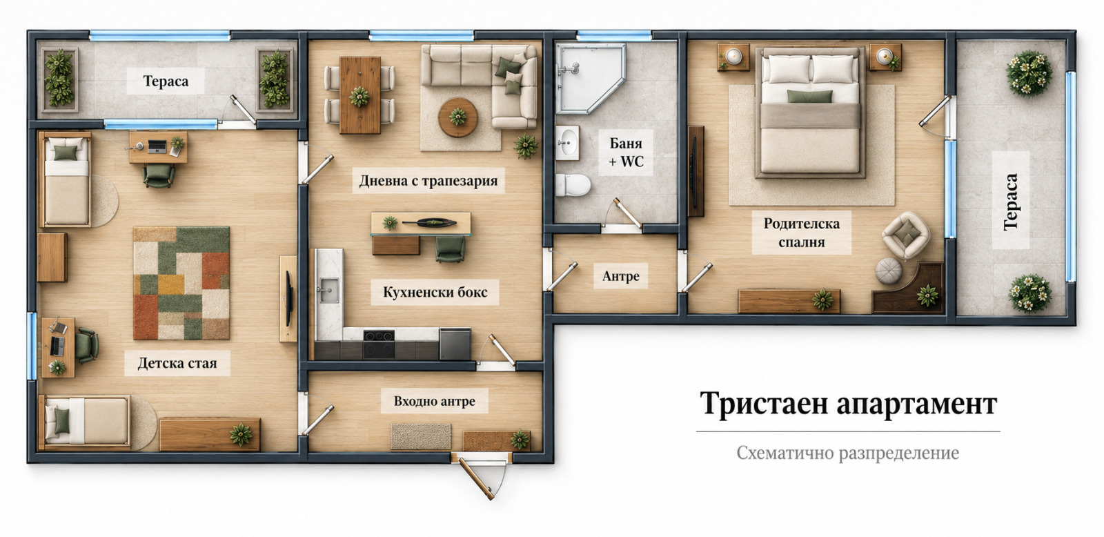 Продава 2-СТАЕН, гр. София, Банишора, снимка 17 - Апартаменти - 56732935
