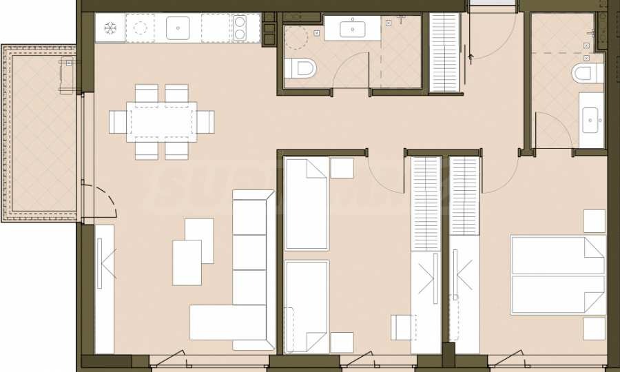 Продава 3-СТАЕН, гр. София, Връбница 1, снимка 2 - Апартаменти - 53862743